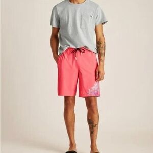 Bonobos Coral Swim Board Shorts 9” inseam drawstring